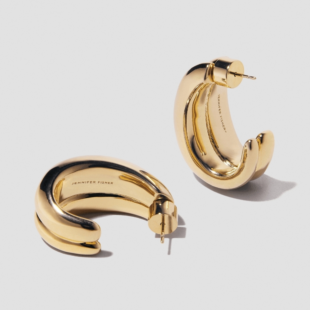 Jennifer Fisher Gold Chavez Earrings